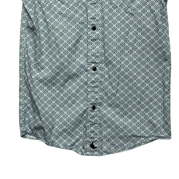 Cody James Woman’s blue/green snap button  slim fit x small - Picture 10 of 15